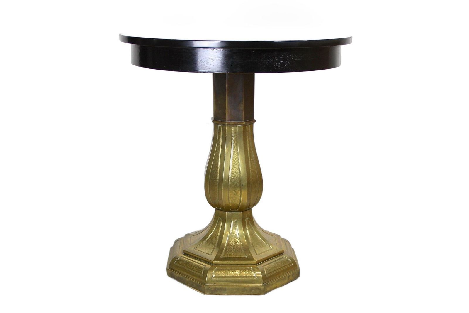 20th Century Art Nouveau Coffee/ Side Table With Brass Base, Austria, Ca. 1910 photo Furniture