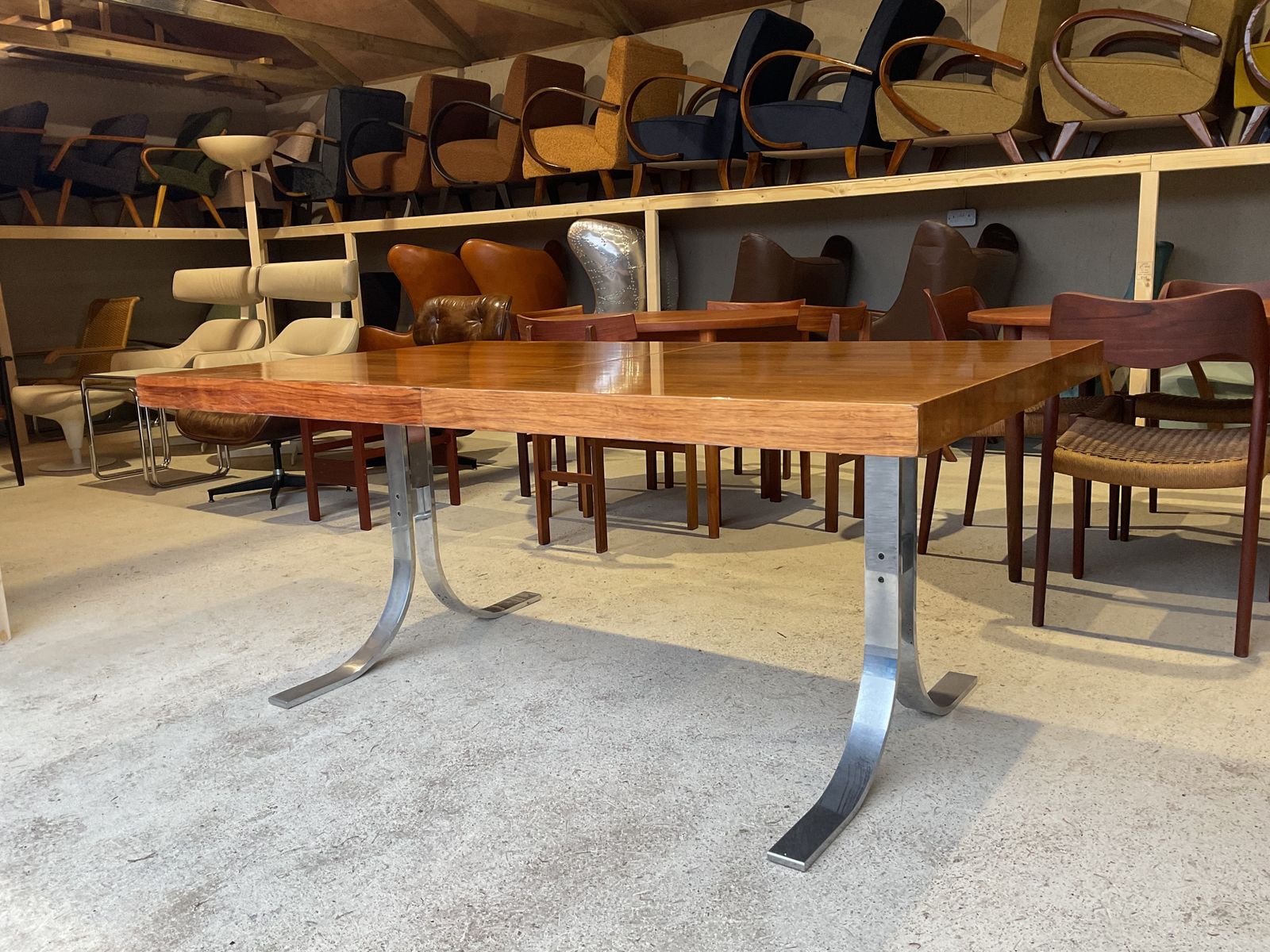 Dining Table By Skovby Møbelfabrik Danish Craftsmanship In Mid Century Style photo vintage