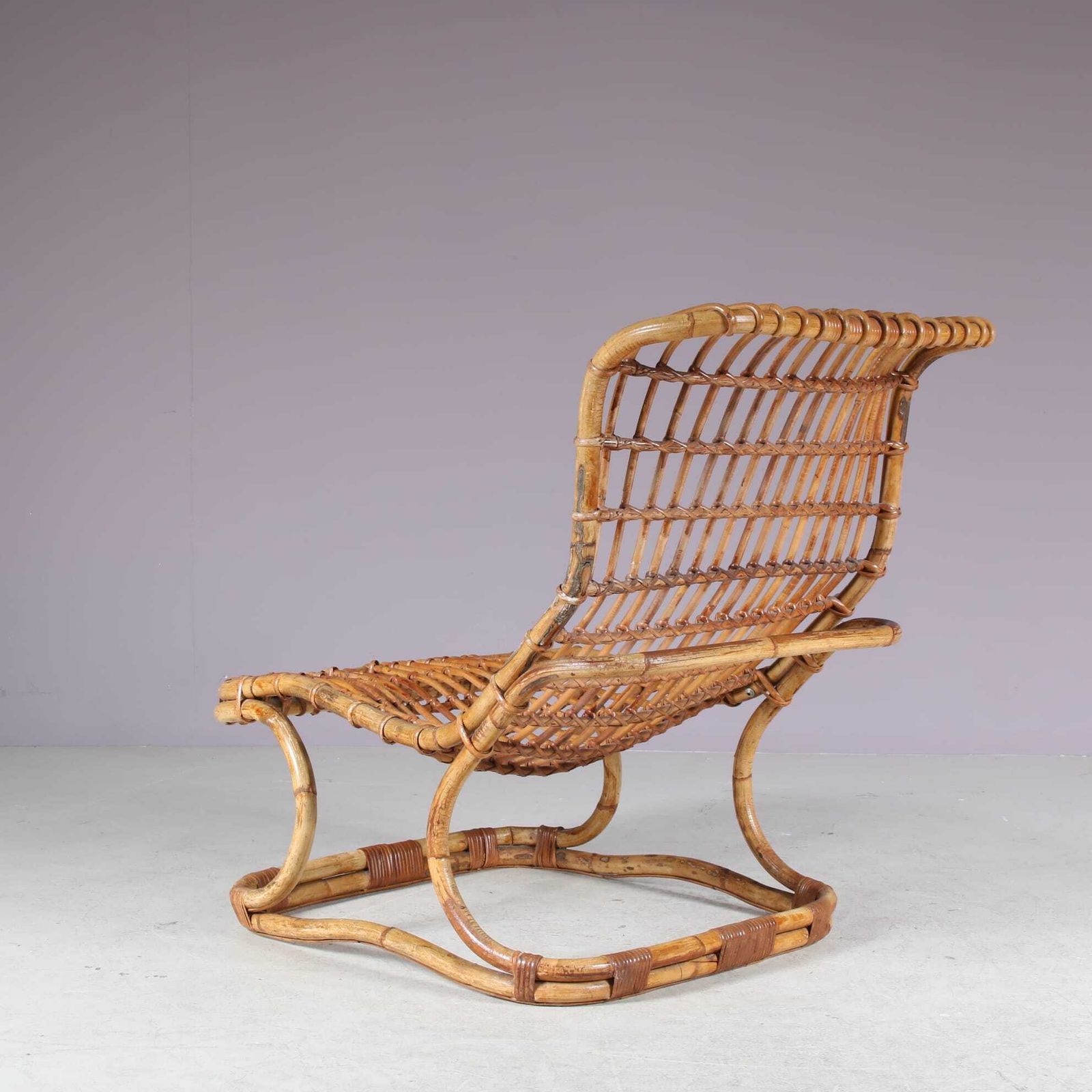 Tito Agnoli Lounge Chair For Bonacina, Italy 1950 photo vintage