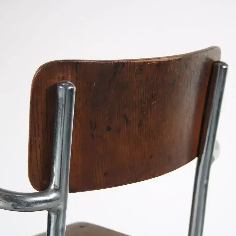 1950s High Children Chair By Gispen, The Netherlands photo vinterior