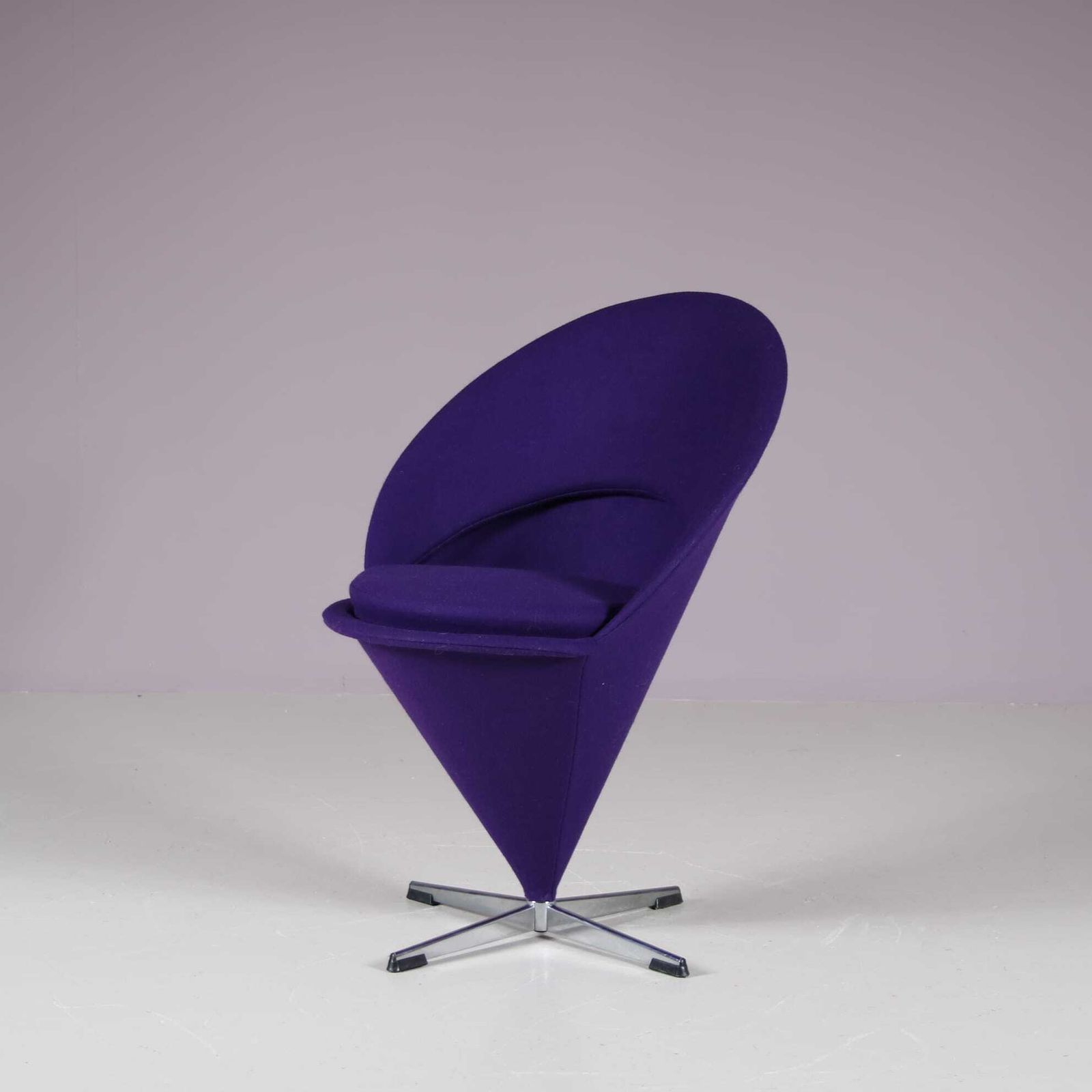 1960s “Cone” Chair By Verner Panton For Plus Linje, Denmark