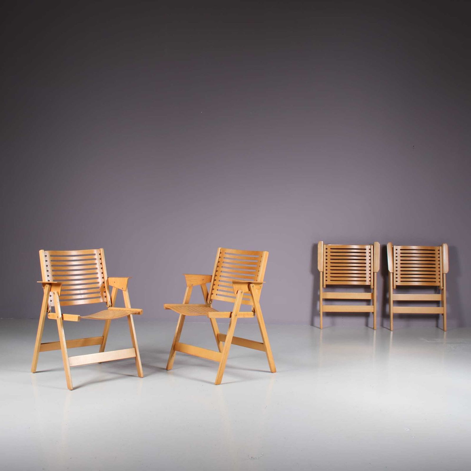 Furniture 1950s “Rex” Folding Chair By Niko Kralj For Stol Kamnik, Slovenia photo