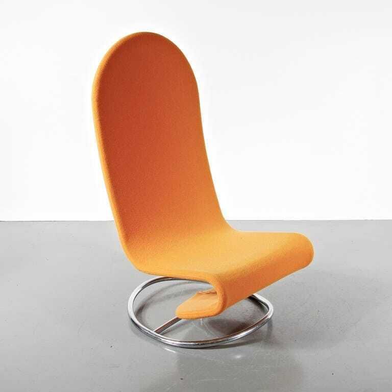 1970s “1 2 3” Rocking Chair By Verner Panton For Fritz Hansen, Denmark photo furniture