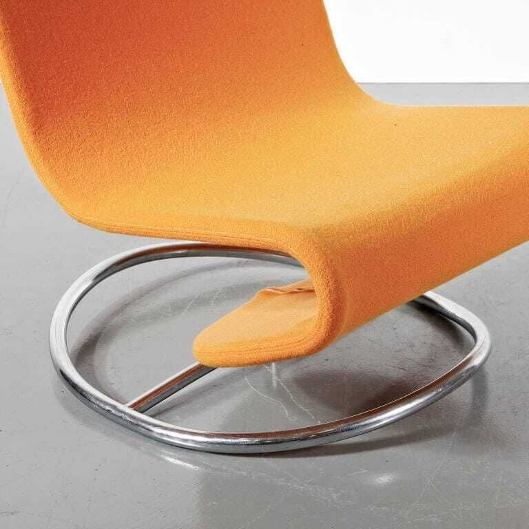 1970s “1 2 3” Rocking Chair By Verner Panton For Fritz Hansen, Denmark photo for sale