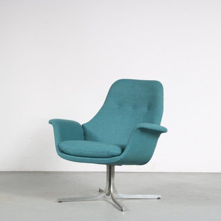 Rare Pierre Paulin Lounge Chair For Artifort, Netherlands 1950 photo furniture