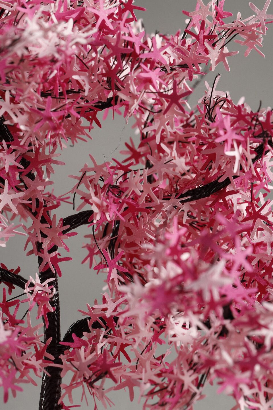 photo for sale Metal And Paper Creation By Lebanese Artist Nayla Tabet &Quot;The Pink Tree&Quot.