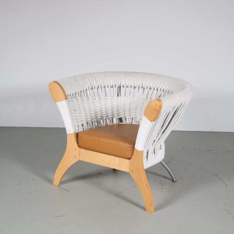 1990s Lounge Chair Attributed To Poltrona Frau, Italy photo furniture
