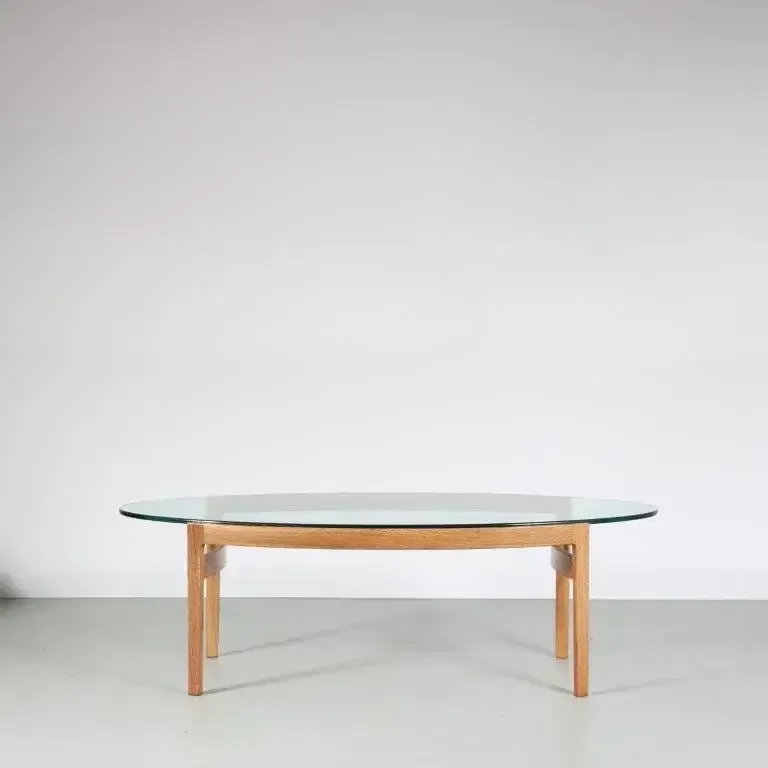 Ib Kofod Larsen Coffee Table By Fröschen Sitform, Germany 1960 photo vinterior