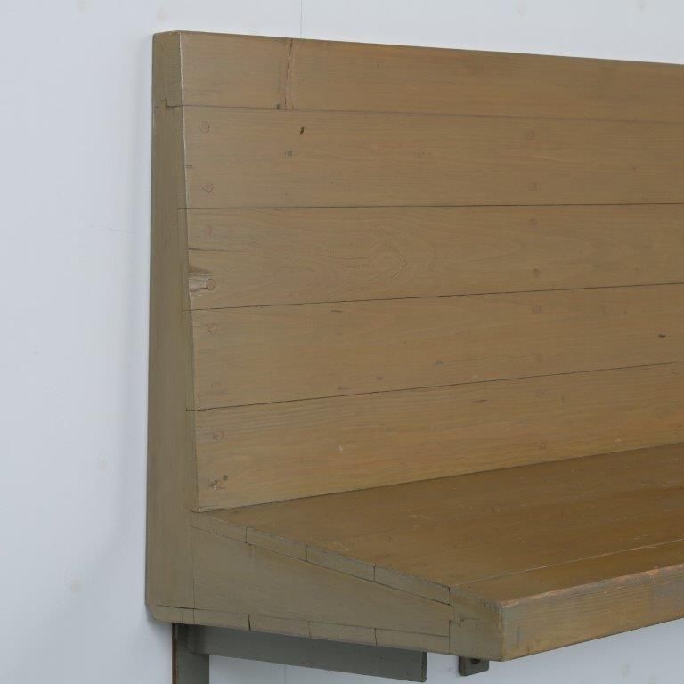 photo for sale Rare Dom Hans Van Der Laan Wall Mounted Bench, Netherlands 1970