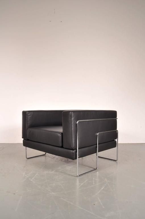 1969s Lounge Chair By Kwok Hoï Chan For Steiner, France photo for sale