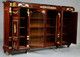 Furniture Large Low Bookcase In Mahogany And Mahogany Veneer photo
