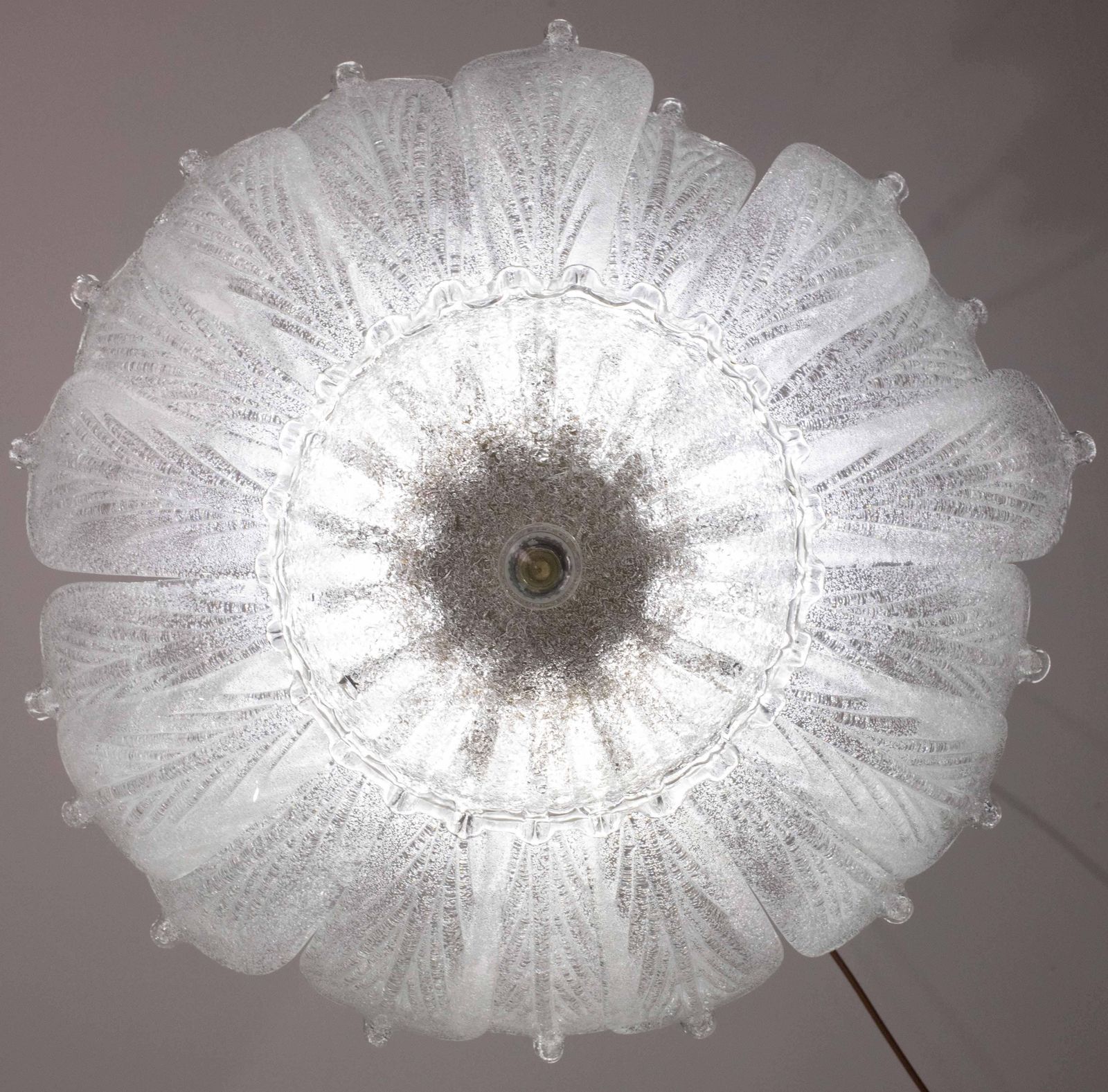 Sorrento, Monumental Italian Murano Glass Ceiling Light Or Chandelier, 1970s photo vintage