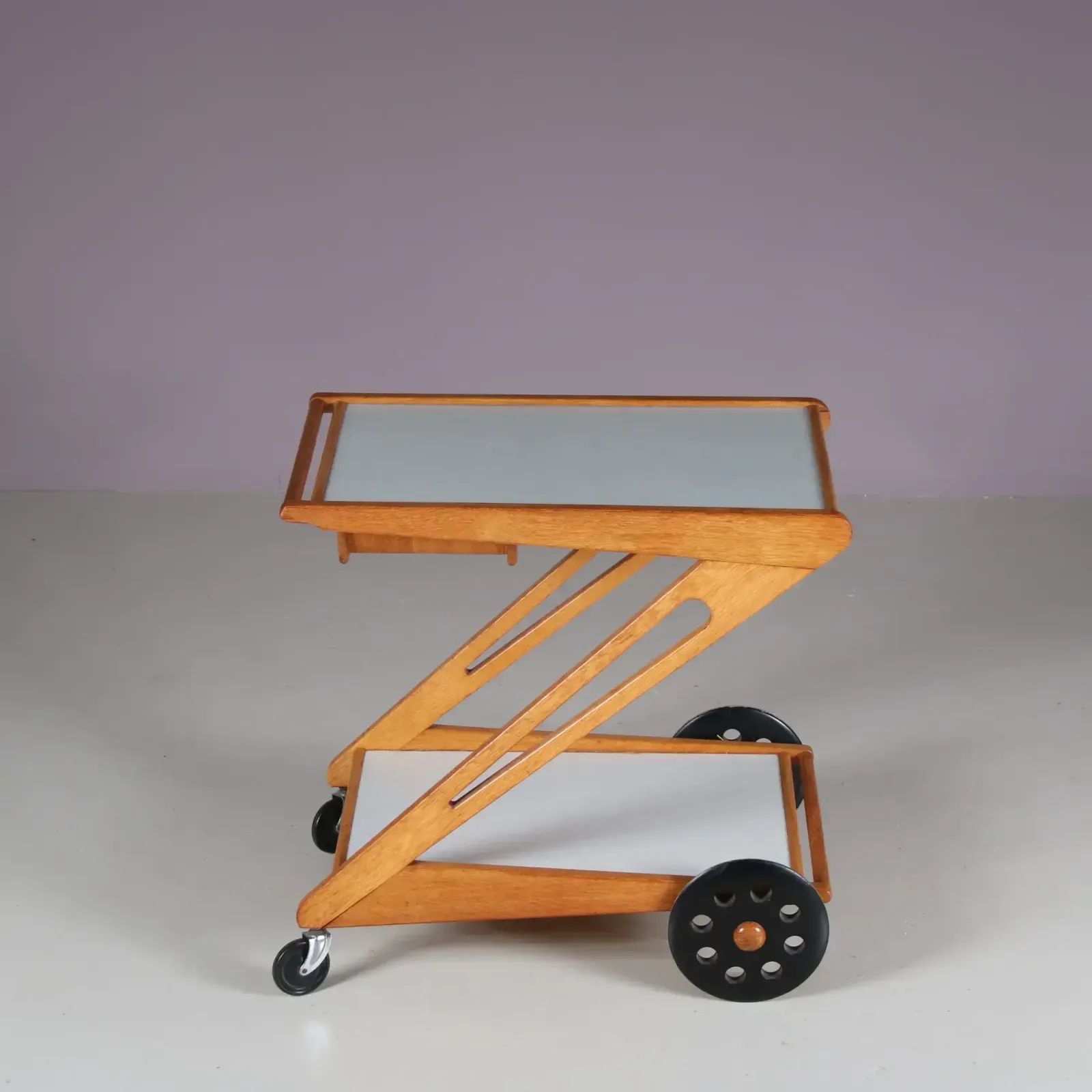 Cees Braakman “Mobilo Pe03” Trolley For Pastoe, Netherlands 1950 photo furniture