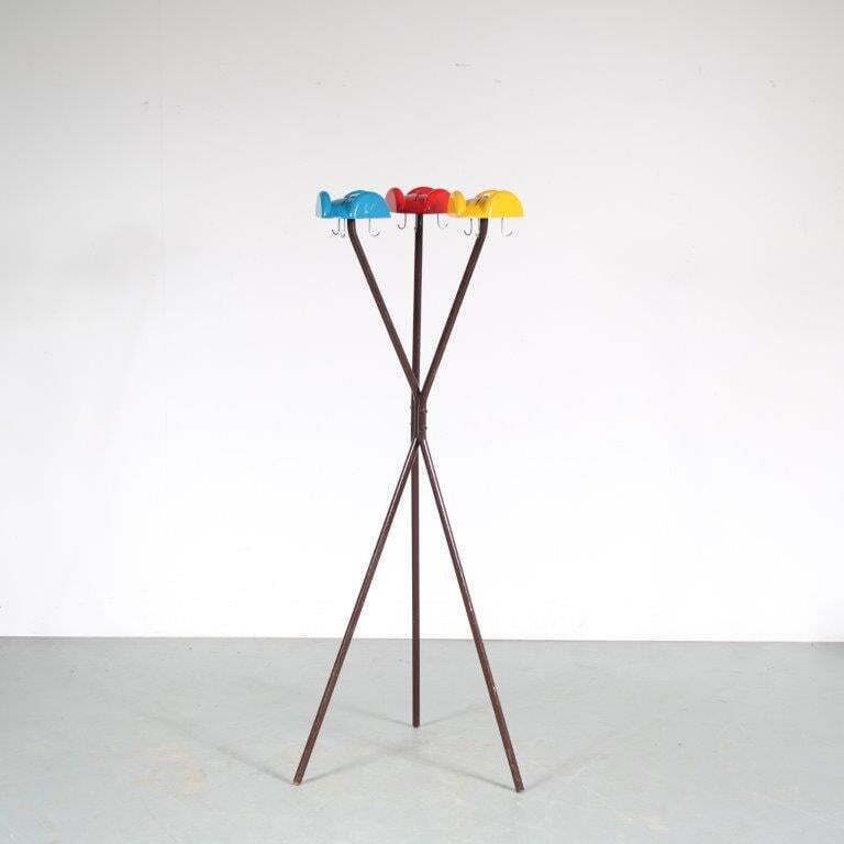 1960s Colourful Coat Rack By Enzo Mari For Danese, Italy photo furniture