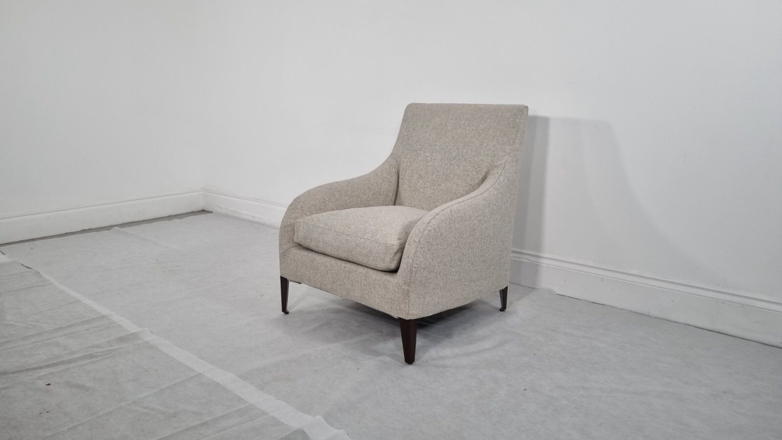Bb Italia Florence F3 Armchair In Grey With Hint Of Honey In Excellent Condition photo Furniture