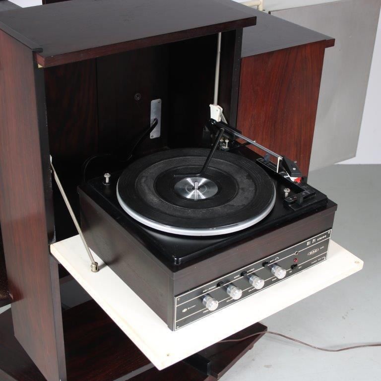 photo vinterior Claudio Salocchi Hifi Cabinet For Sormani, Italy 1960