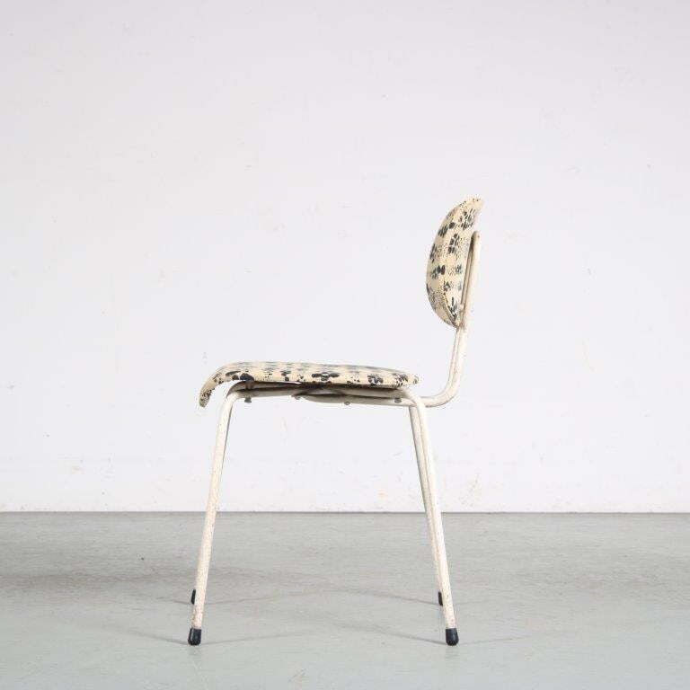 1950s Pair Of Willy Van Der Meeren Side Chairs For Tubax, Belgium photo vintage