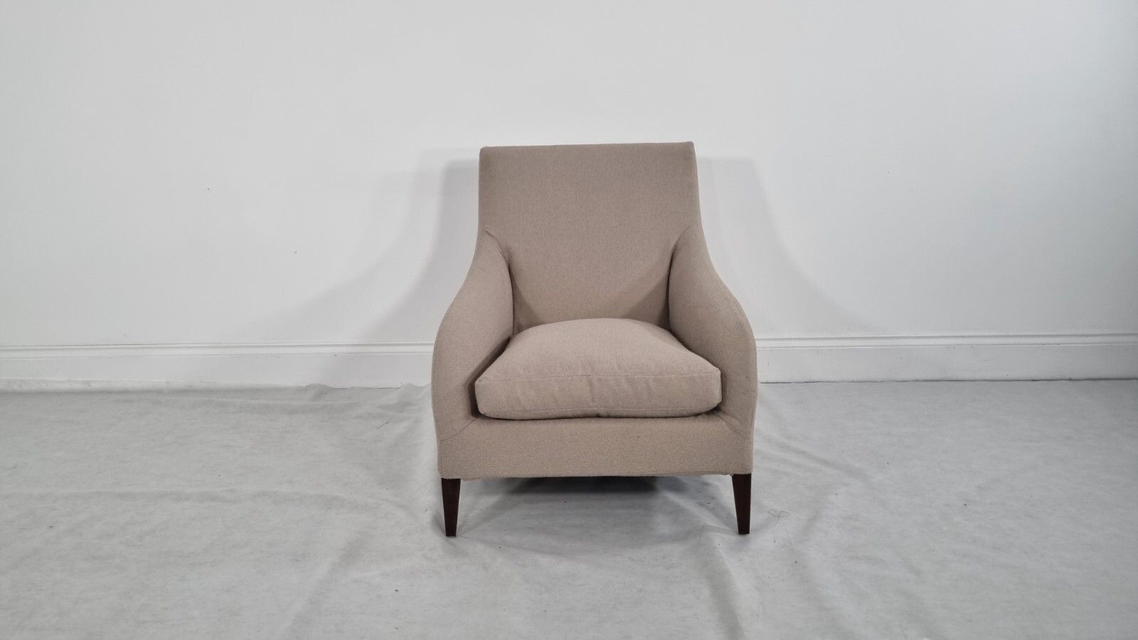 Bb Italia Florence F3 Armchair In Honey Beige Boucle In Excellent Condition photo furniture