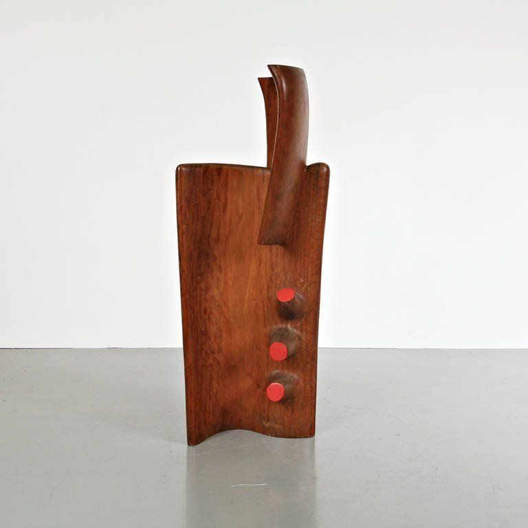 1950s Large French Wood Sculpture photo furniture