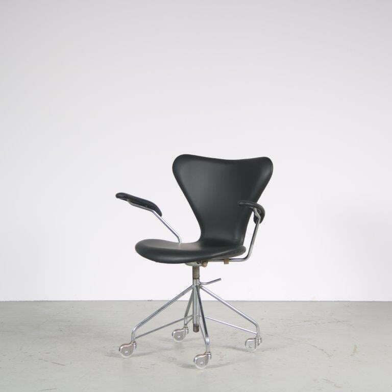 1950s “3217” Swivel Desk Chair By Arne Jacobsen For Fritz Hansen, Denmark photo buy