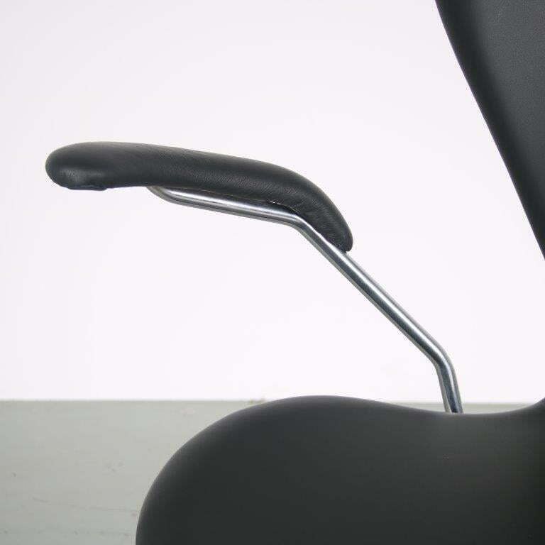 photo vinterior 1950s “3217” Swivel Desk Chair By Arne Jacobsen For Fritz Hansen, Denmark