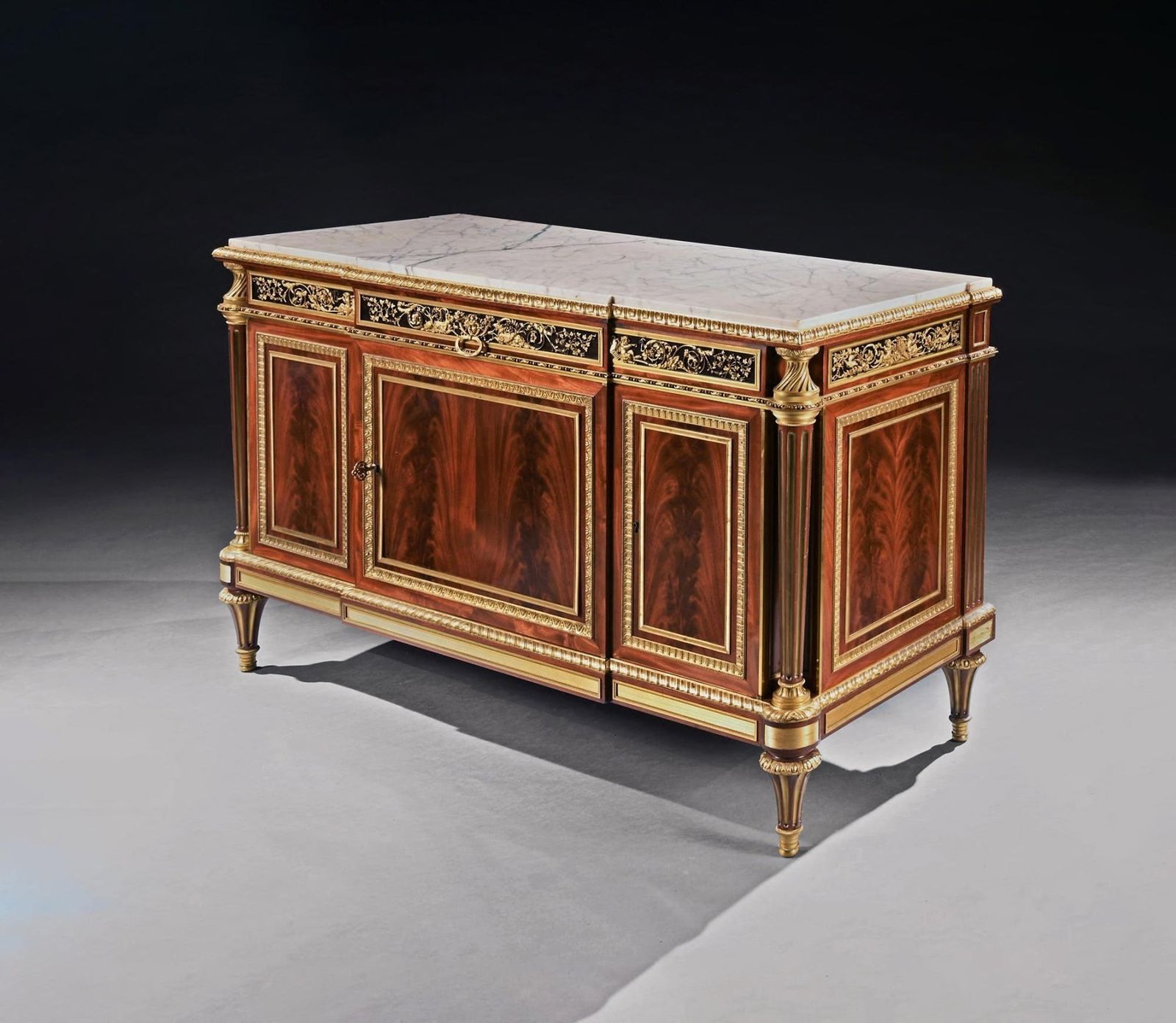 An Important 19th Century French Henry Dasson Commode In The Louis XVI Style After The Model By Weisweiler photo for sale
