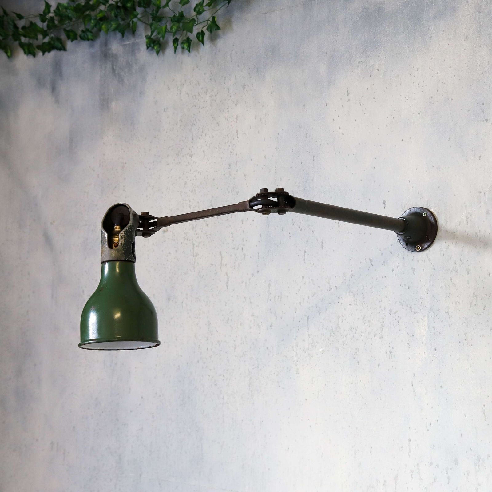 Articulated Industrial Machinist Lamp By Mek Elek Circa 1930 photo furniture