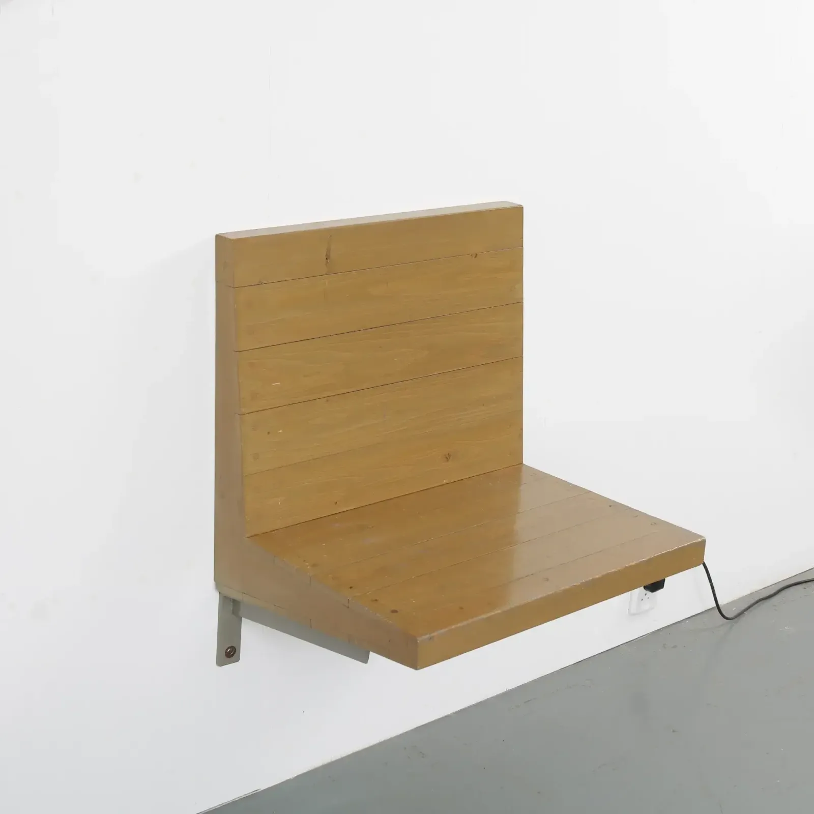 photo buy Rare Dom Hans Van Der Laan Wall Mounted Seat, Netherlands 1970