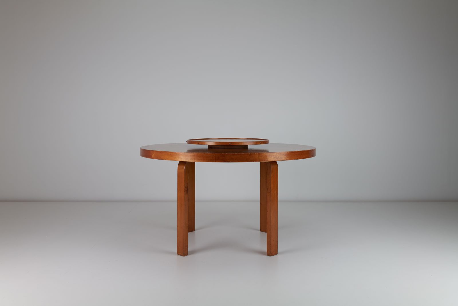 Alvar & Aino Aalto Dining Table With Lazy Susan Model Model 91 & A91, 1933 photo for sale