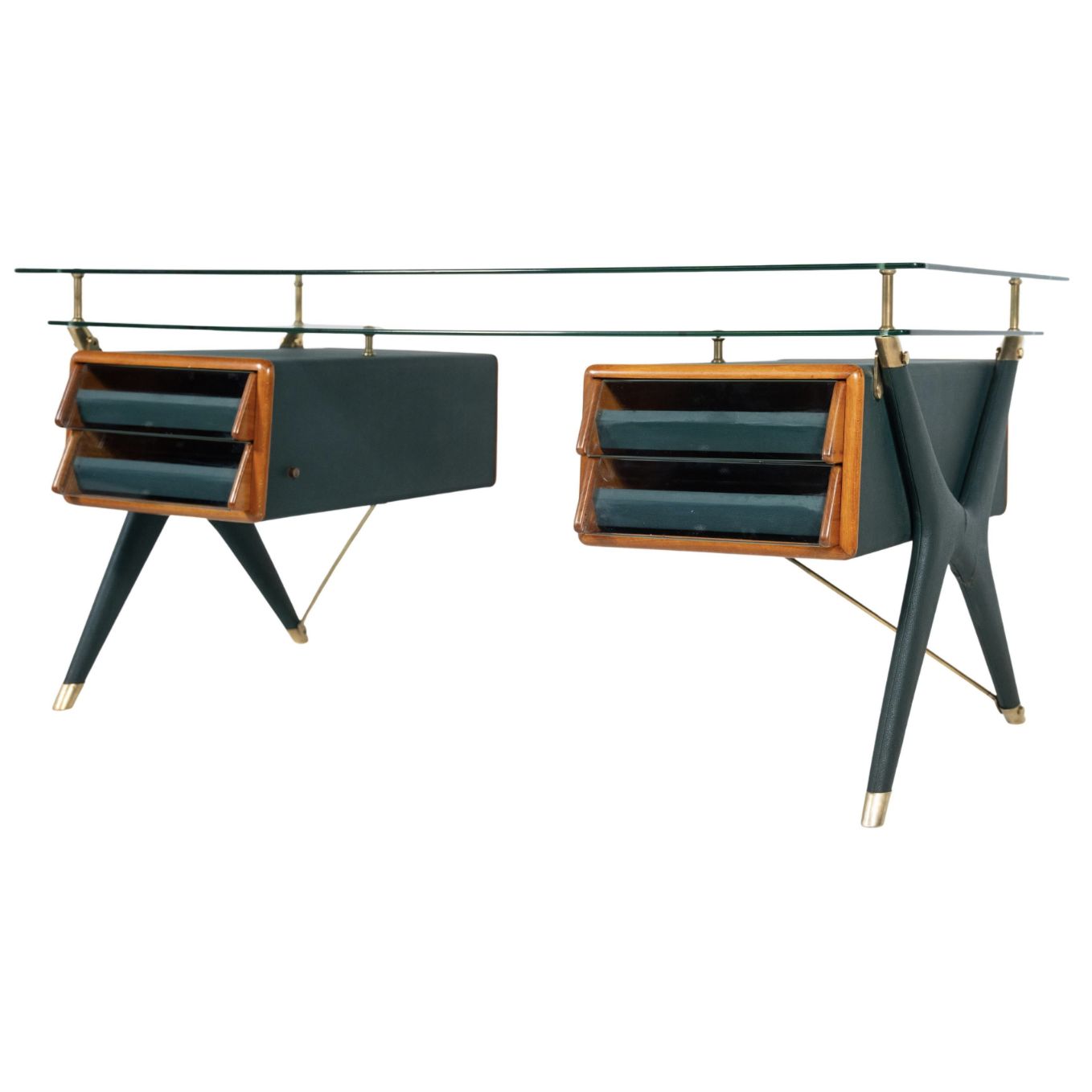 Large Desk By Silvio Berrone From The Bialetti Building, Omegna, Italy, 1955