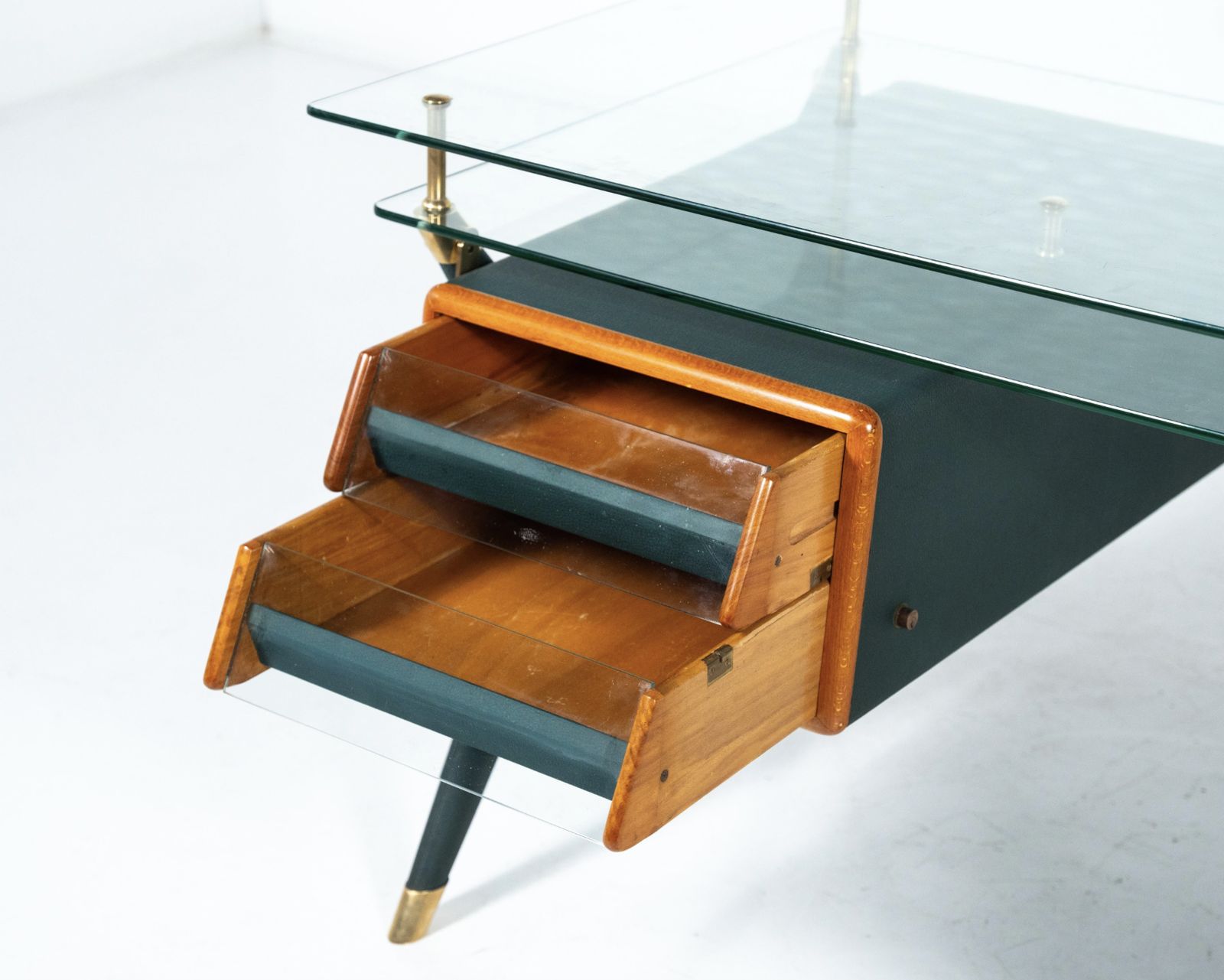 photo furniture Large Desk By Silvio Berrone From The Bialetti Building, Omegna, Italy, 1955