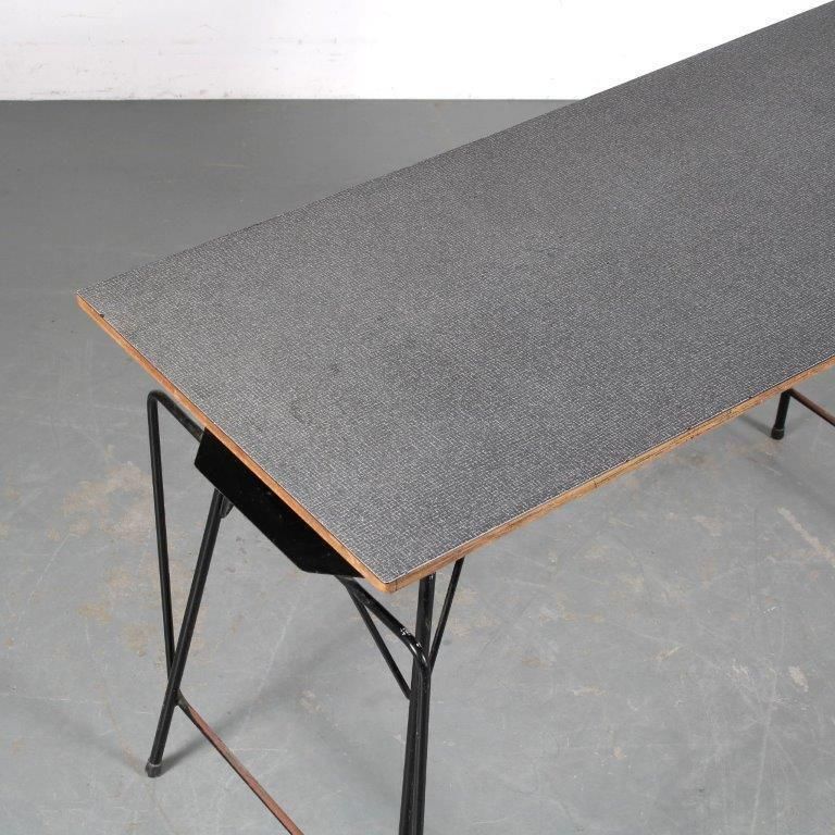 1317.0 Willy Van Der Meeren Teacher’s Desk For Tubax, Belgium 1950 photo