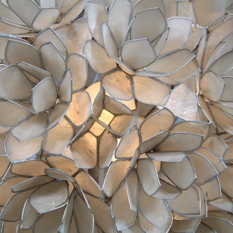4387.0 1960s “Mother Of Pearl” Floor Lamp By Rausch, Germany 1960 photo