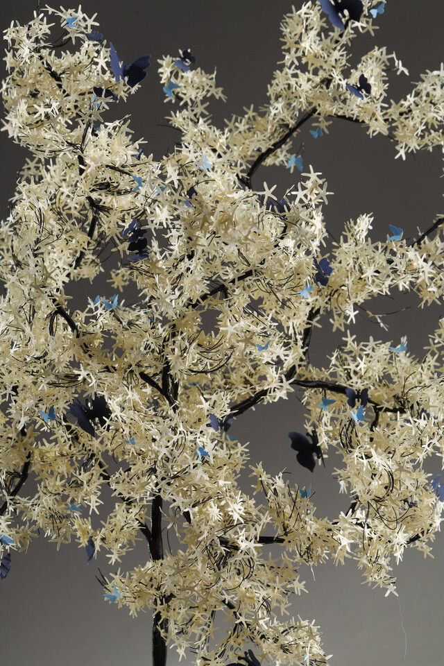photo for sale Metal And Paper Creation By Lebanese Artist Nayla Tabet, The Butterfly Tree