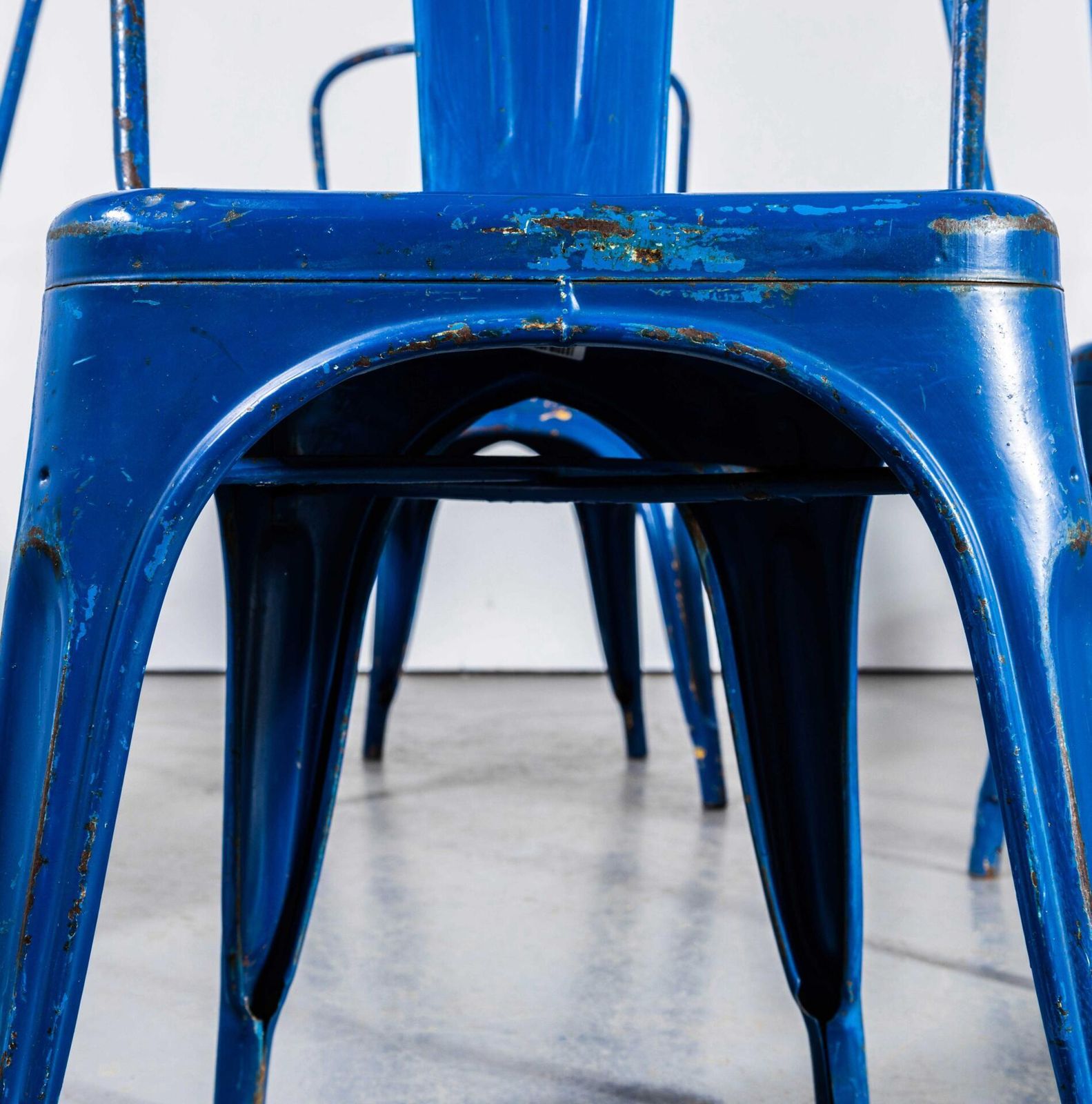 1950's Original Tolix Model A Dining Outdoor Chairs photo Furniture