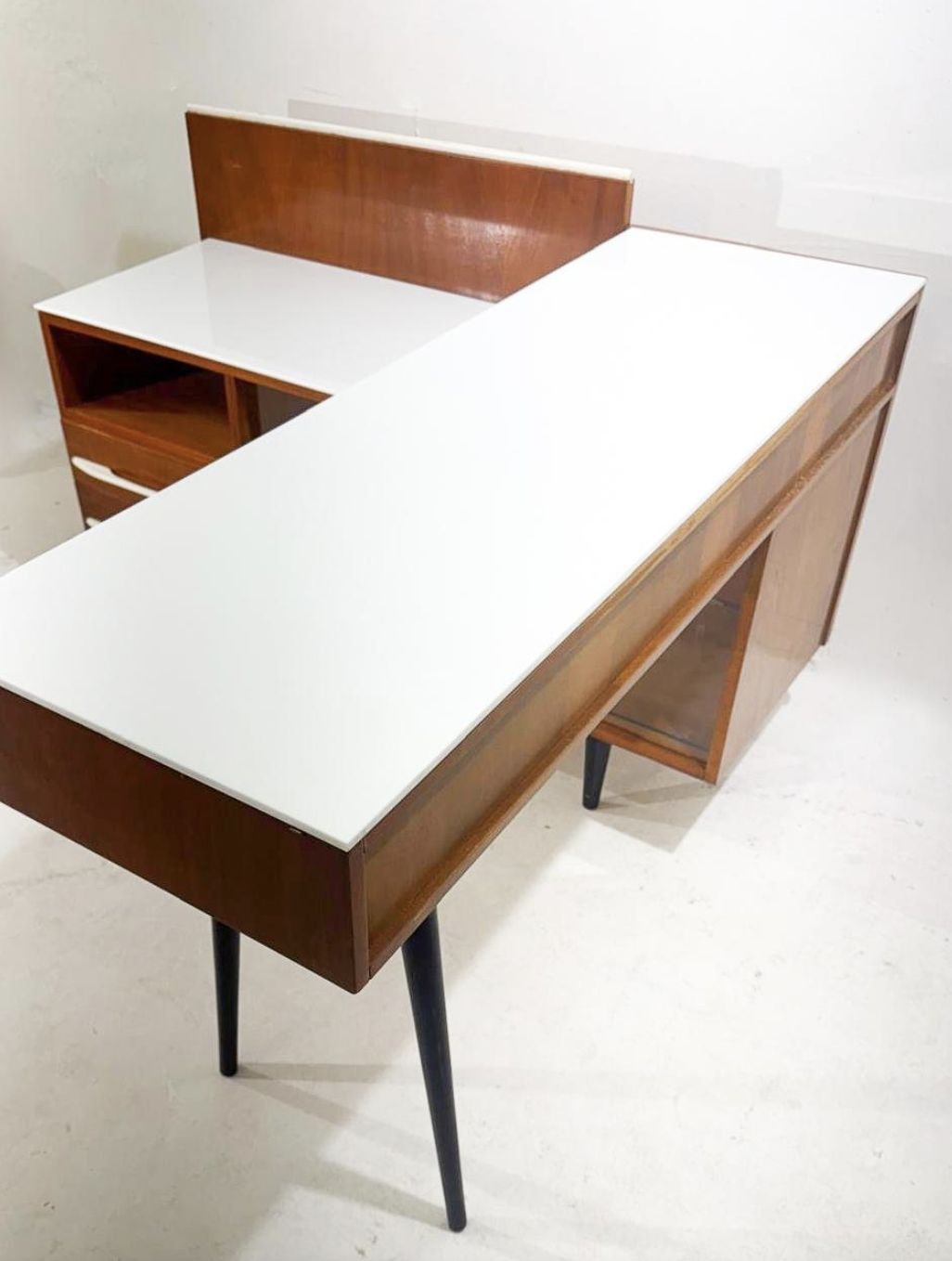 Mid Century Modern Desk For Up Zavody, Czech Republic, 1960s photo Furniture