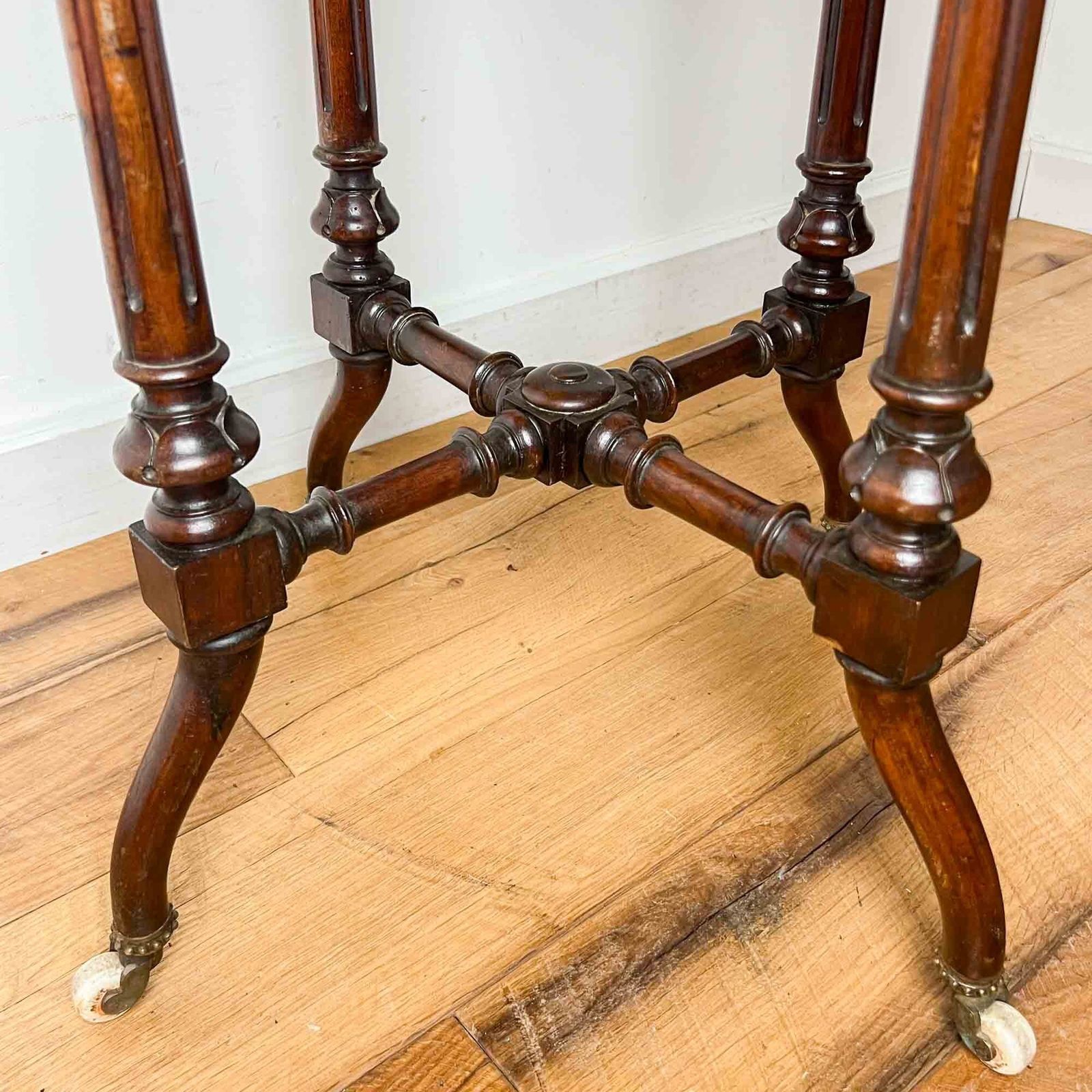Furniture Antique Pietra Dura Occasional Table photo