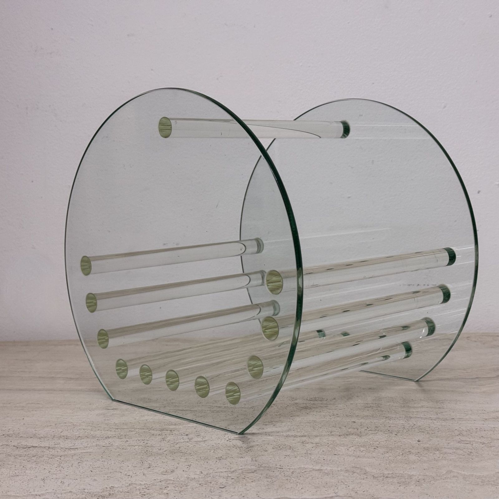 Vintage Marais International Glass Fruit Bowl , 1980s France photo furniture