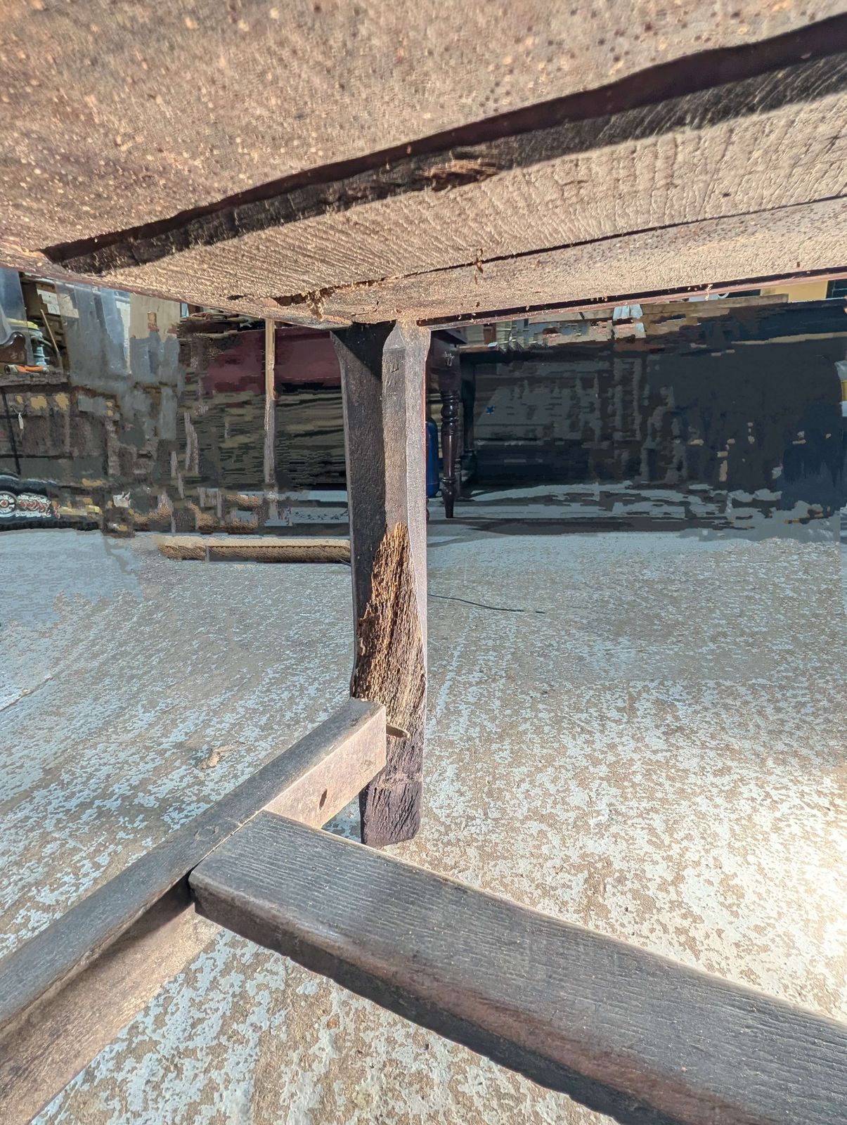 Antique 19th Century Oak French ‘Bread’ Table photo for sale