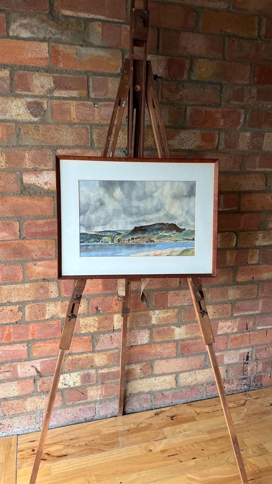 photo for sale Early 1900s Framed Watercolour Landscape Painting
