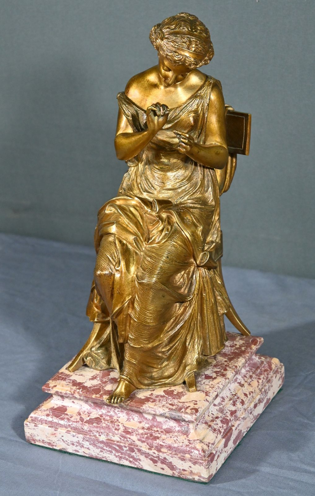 Bronze With Golden Patina “La Couture” – Early 20th Century photo for sale