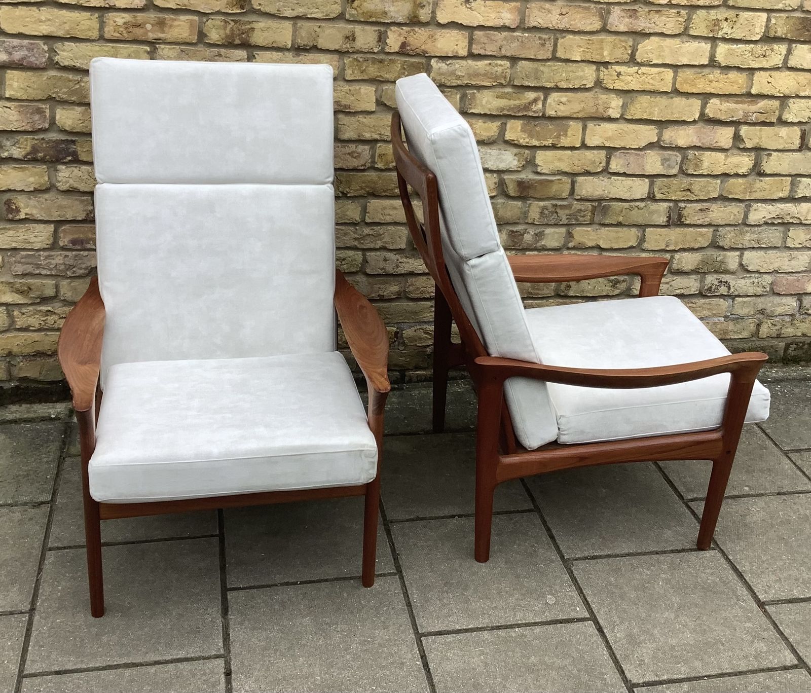 A Pair Of 1960s Danish Armchairs Attributed To Illuminate Wikkelsoe