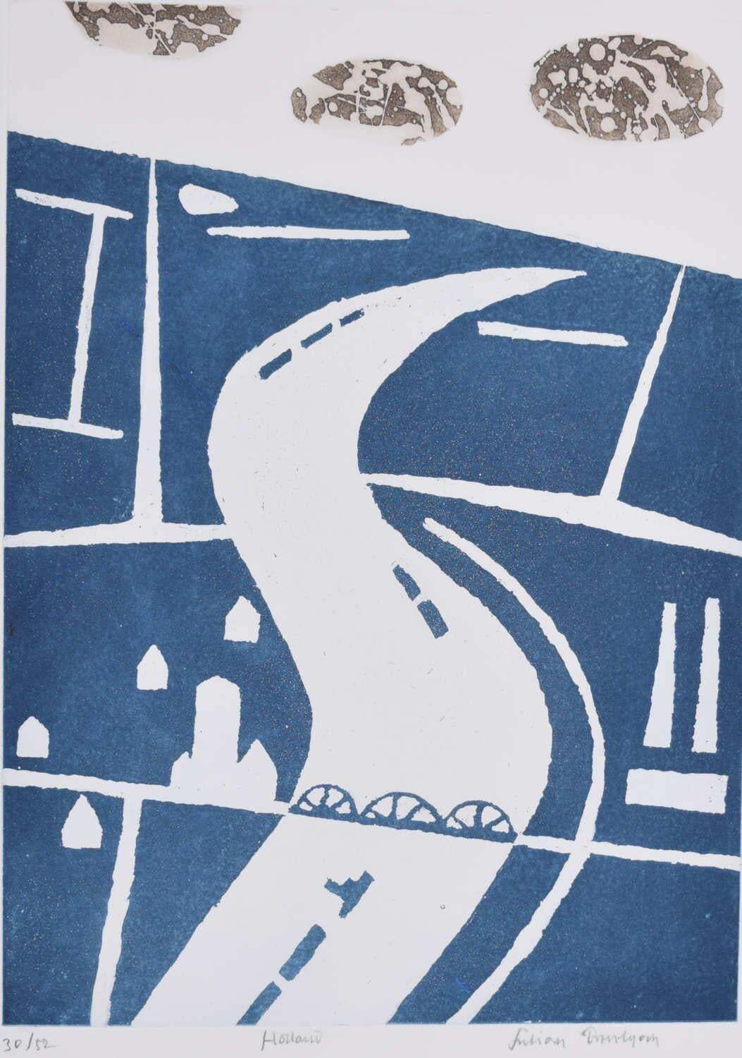 Holland, Etching And Aquatint By Julian Trevelyan