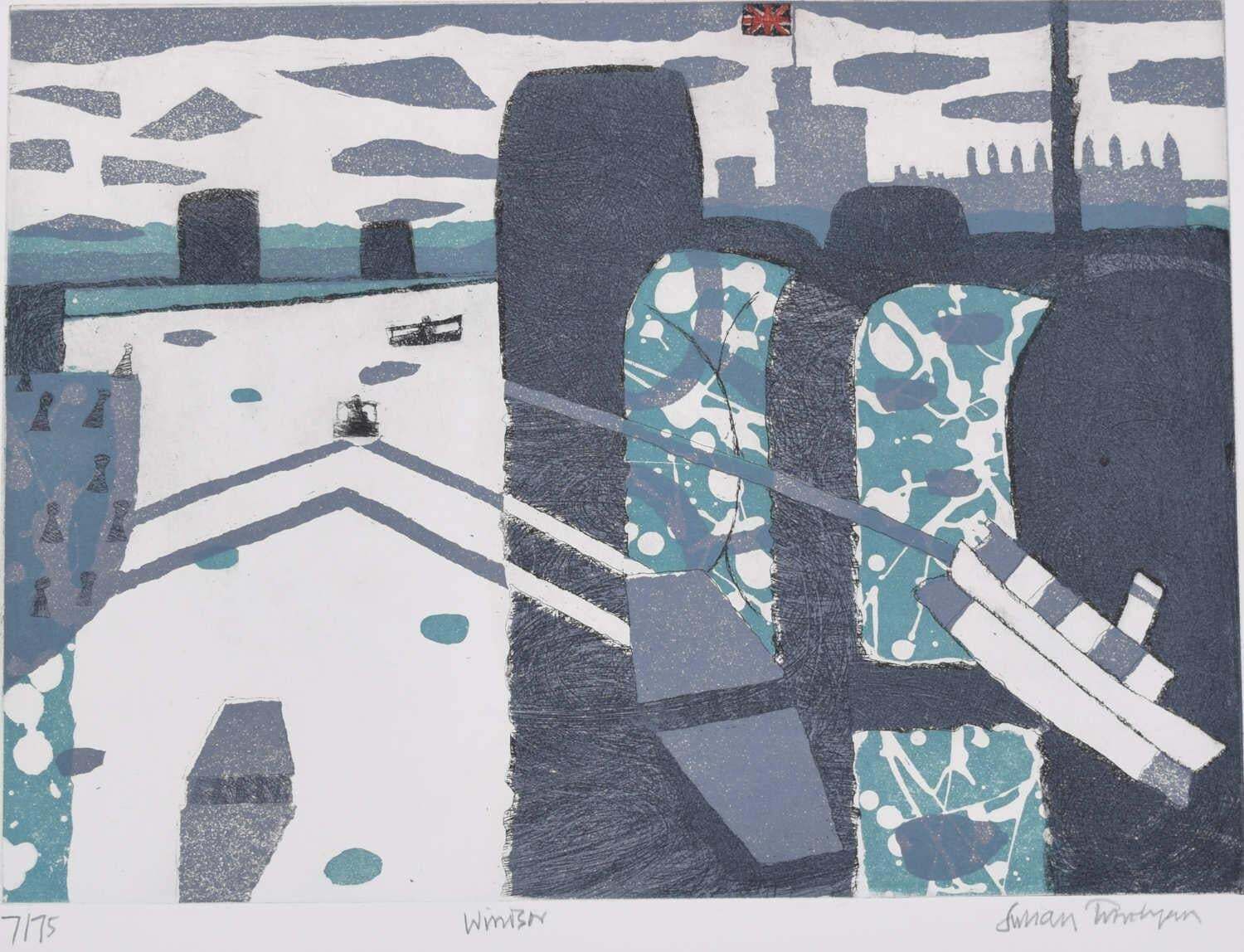 Windsor, Etching And Aquatint By Julian Trevelyan photo furniture