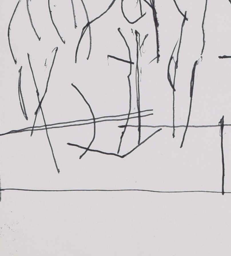 Male Nudes II, Sketch By Keith Vaughan photo Art