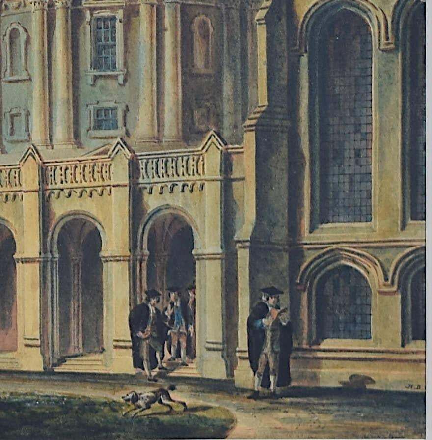Watercolour Of The Radcliffe Camera From The Great Quadrangle Of All Souls By Rev. William Henry Barnard photo Art