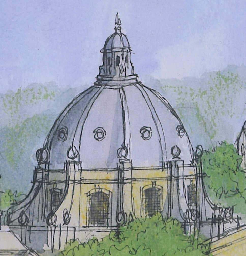 Oxford Spires, Lithograph By Brenda Cripps 2013 photo for sale