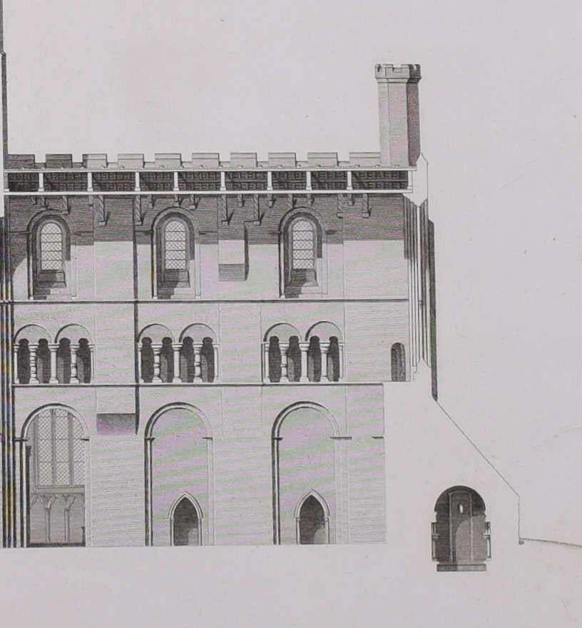 St Albans Cathedral, Engraving By James Basire 1810 photo Art