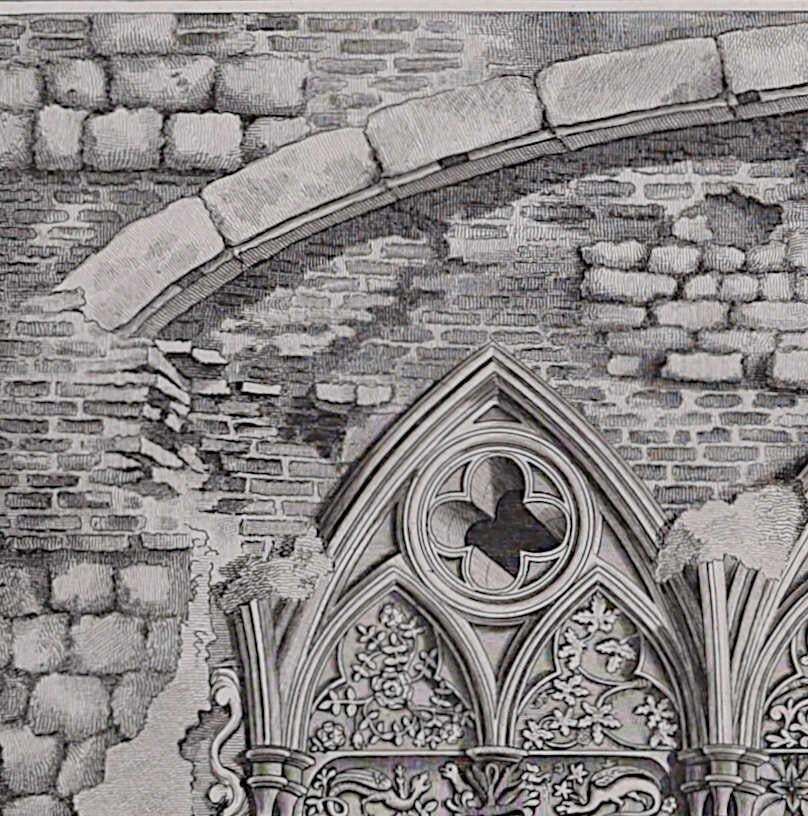 The Chancel Of Chatham Church, Kent, Engraving By James Basire 1790 photo Art