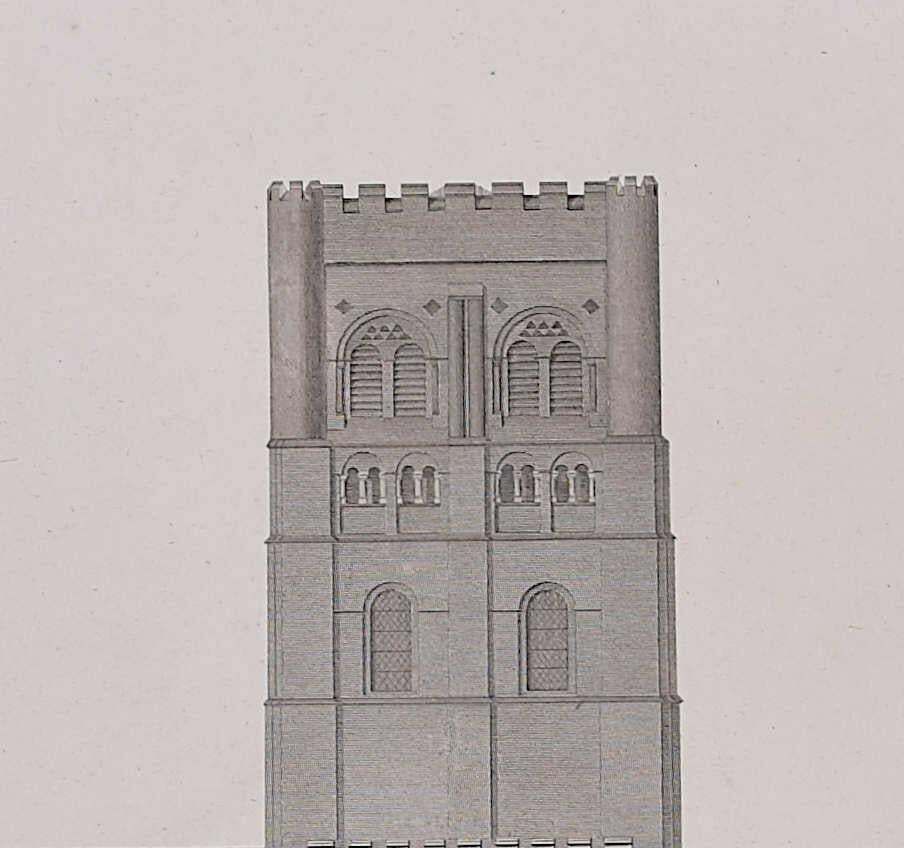 St Albans Cathedral, Engraving By James Basire 1810 photo furniture